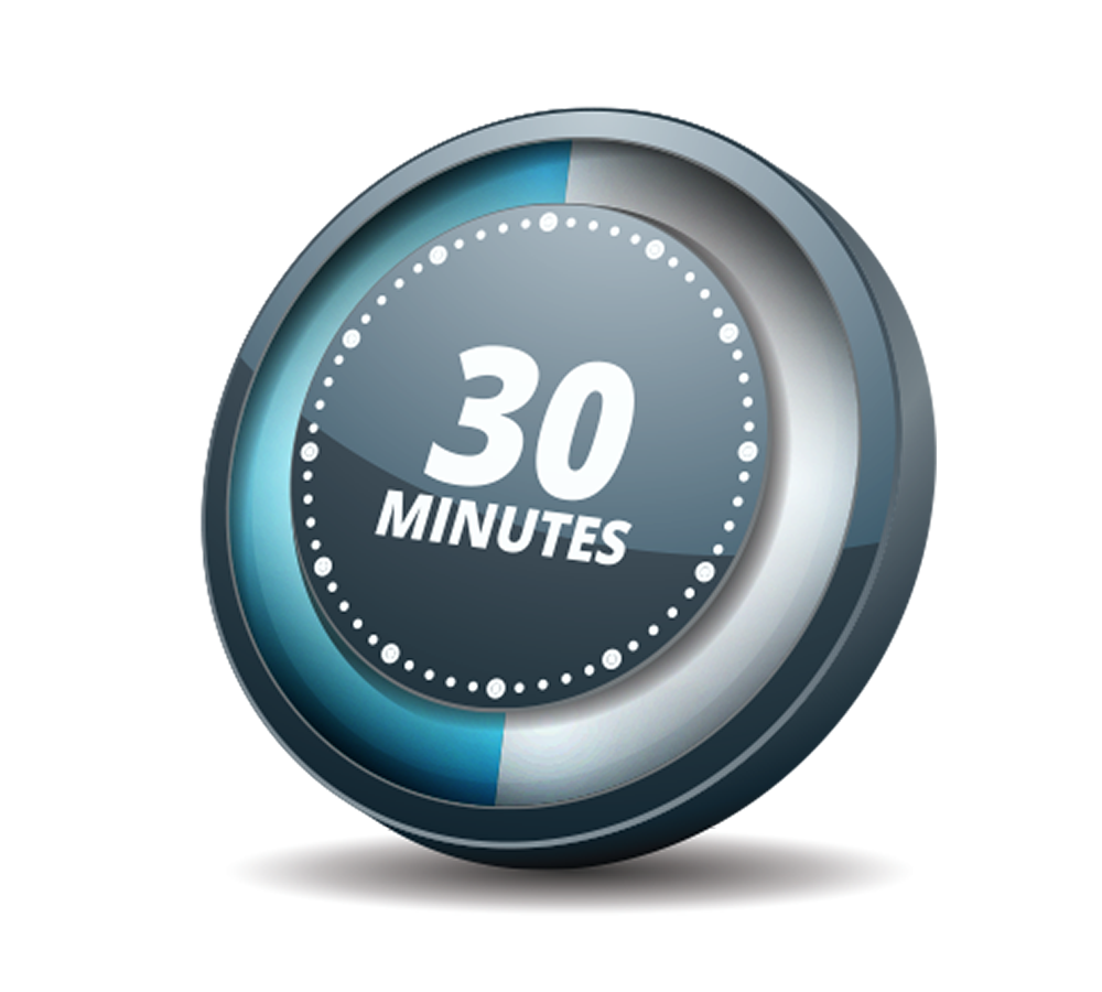 Process dentures in 30 minutes vs. the traditional two hours, significantly reducing the overall treatment time.